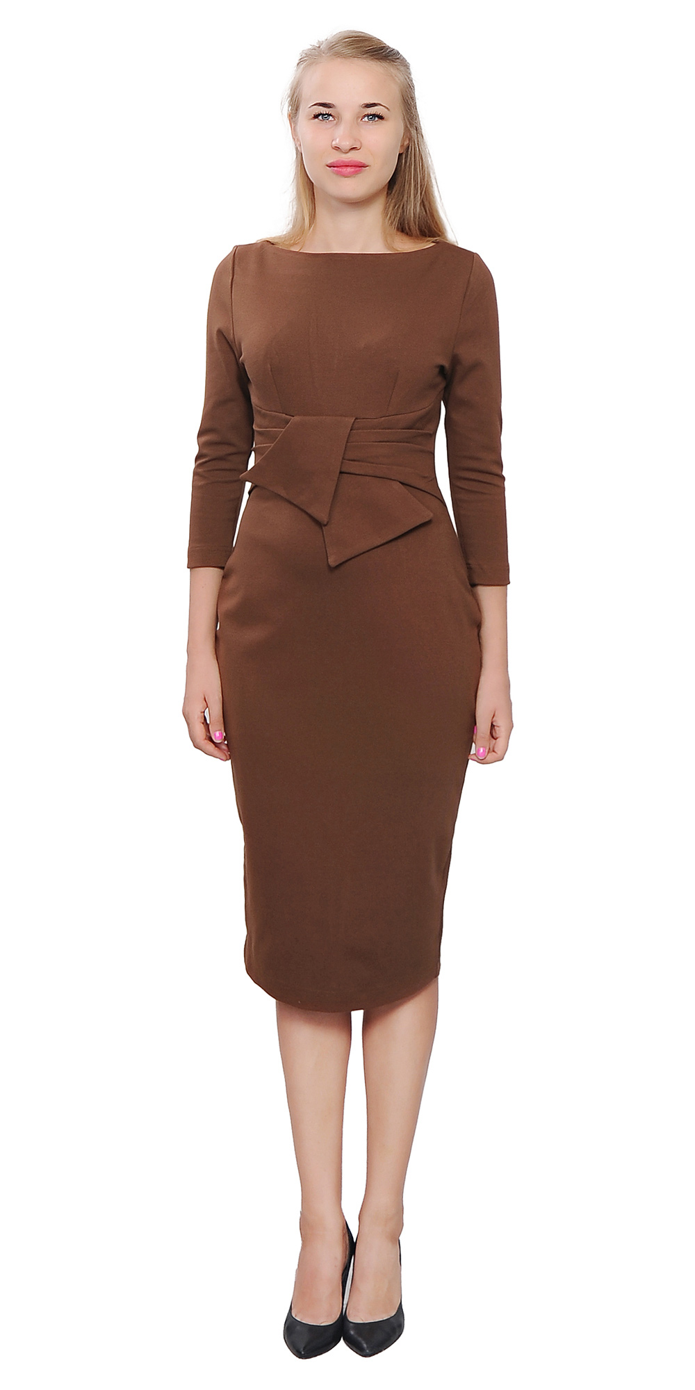 korichnevoe-plate-foto_29