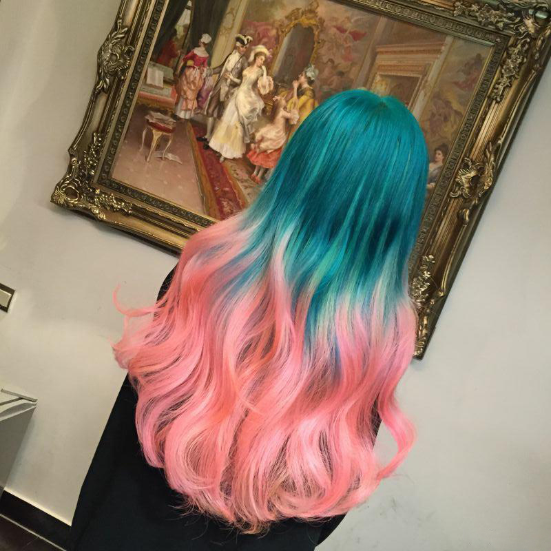 Horisontell blårosa ombre sinij-tsvet-volos_ (45)